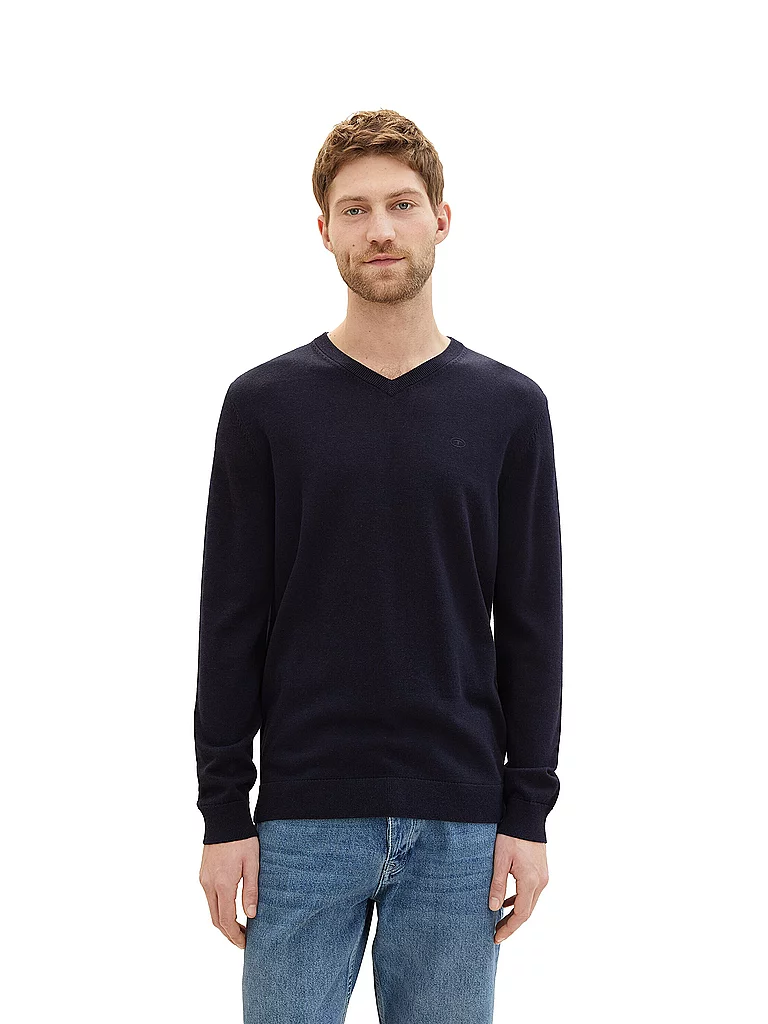 Tom Tailor 1038426 Men's Knit Sweater Vintage Indigo Blue Melange M 6